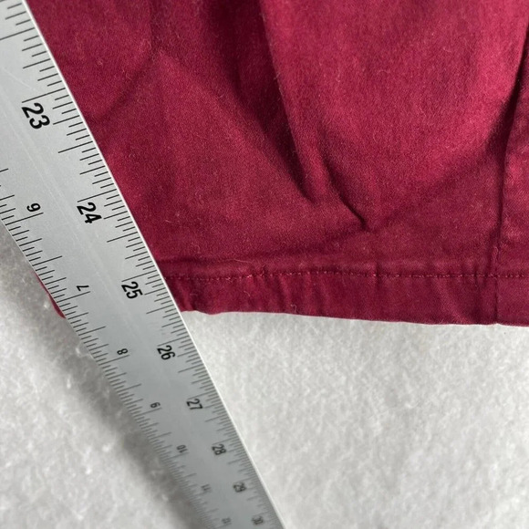 Banana Republic Skinny Pants Womens Sz 28 Burgundy Regular Mid-Rise Slim Stretch - Picture 5 of 12